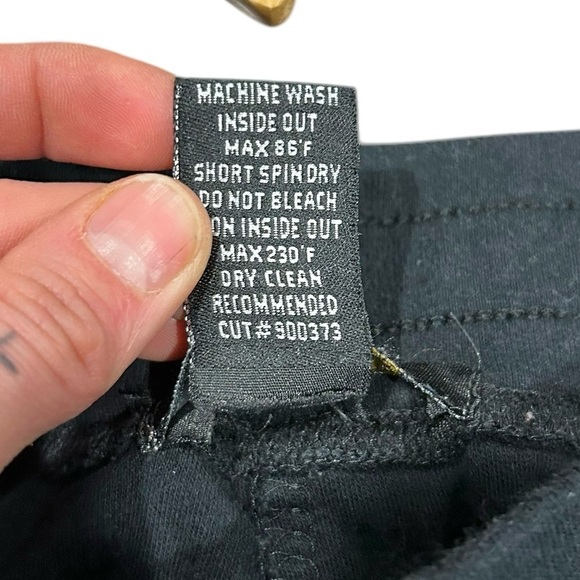 BCBG MaxAzria Capri Drawsting Black Sweat Pants Small 90s Y2K Millenium Diva - Picture 5 of 6